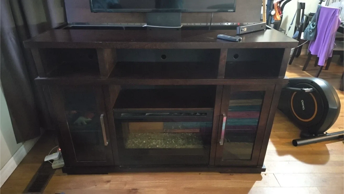 TV Stand with Electric Fireplace image indicator(8)