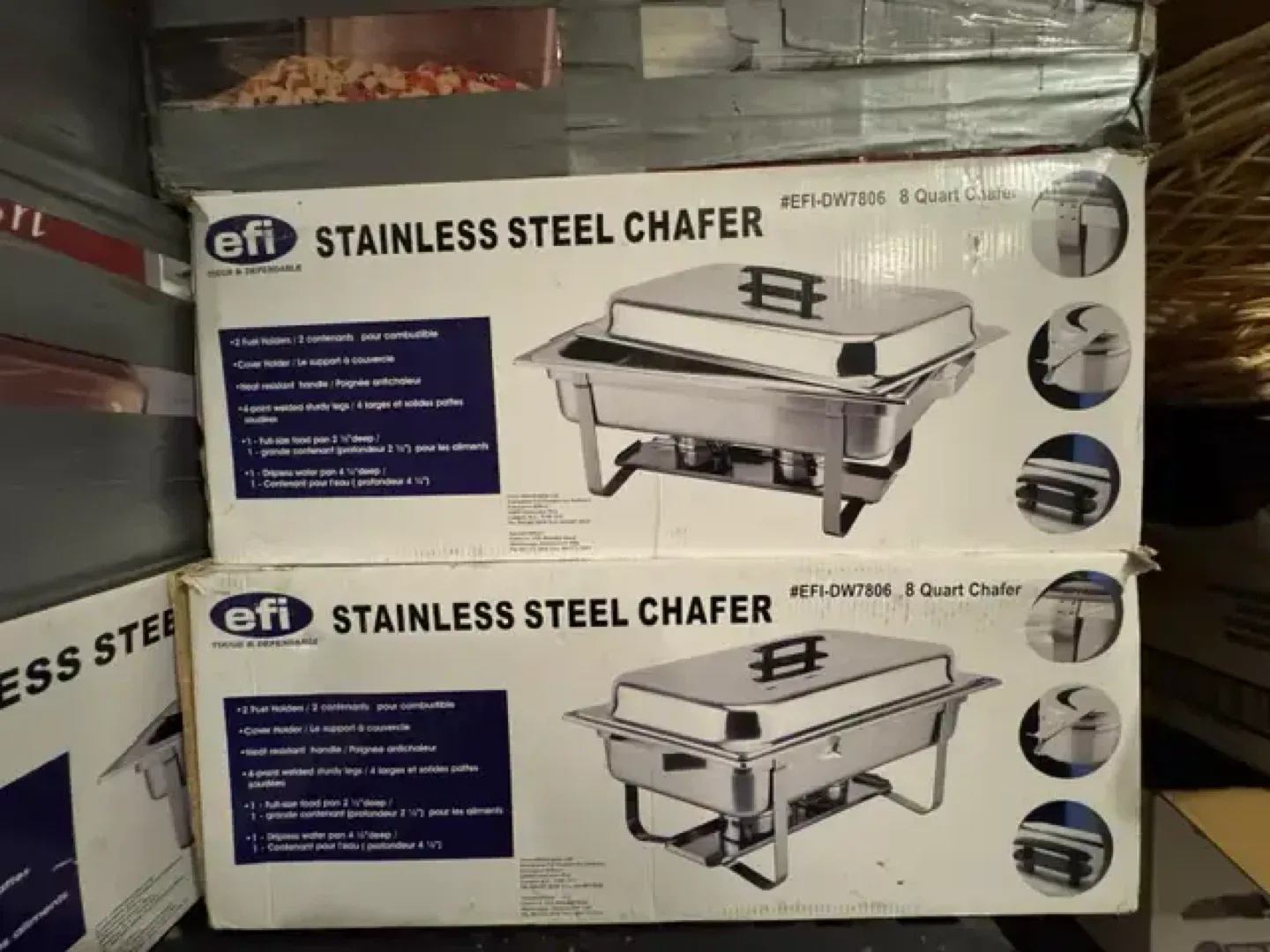 EFI Stainless Steel Chafer - 8 Quart thumbnail