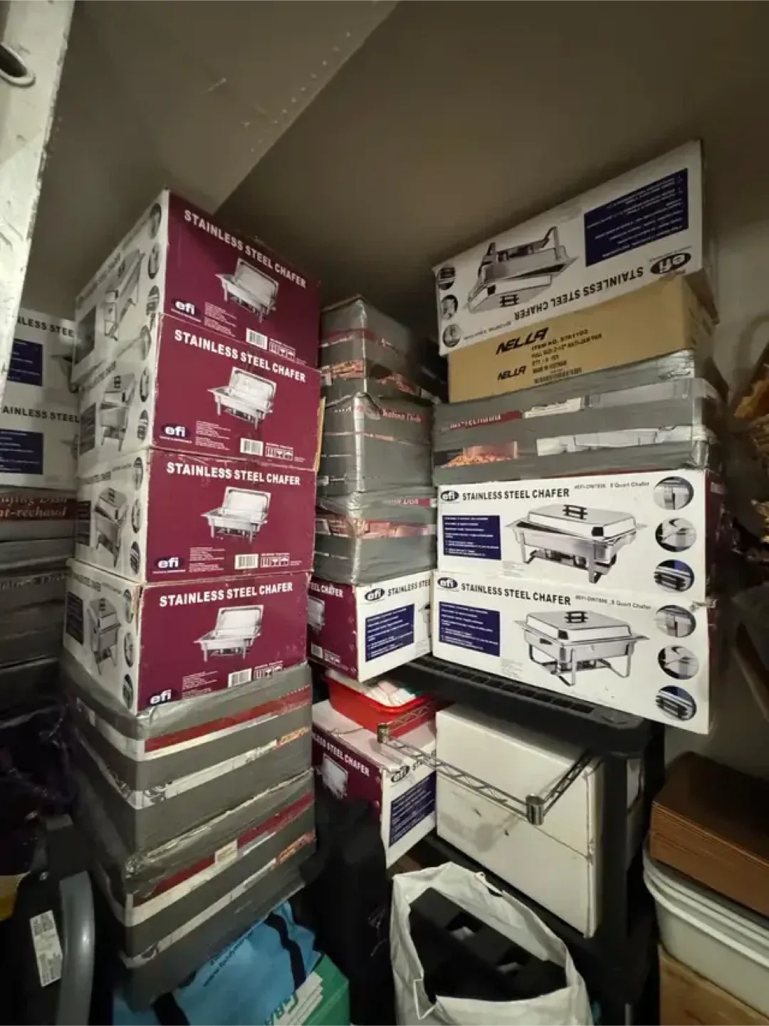 EFI Stainless Steel Chafer - 8 Quart image indicator(2)