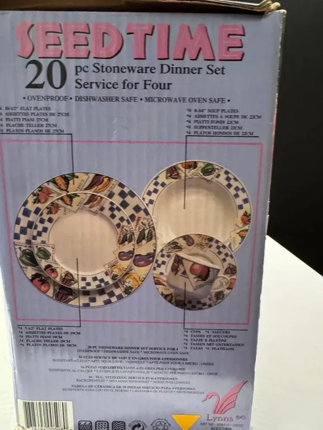 Lynns Seedtime 20 pc Stoneware Dinner Set image indicator(3)
