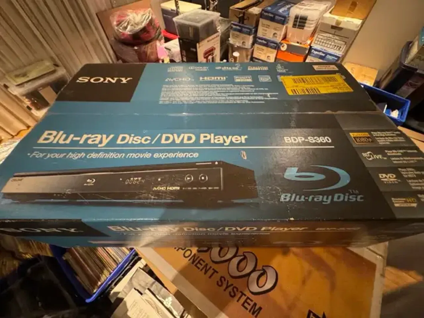 Sony Blu-ray Disc/DVD Player BDP-S360 - New in Box! thumbnail