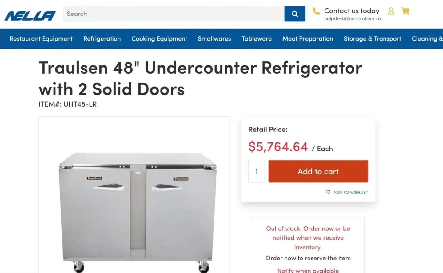Traulsen 48" Undercounter Refrigerator - Commercial Grade image indicator(2)