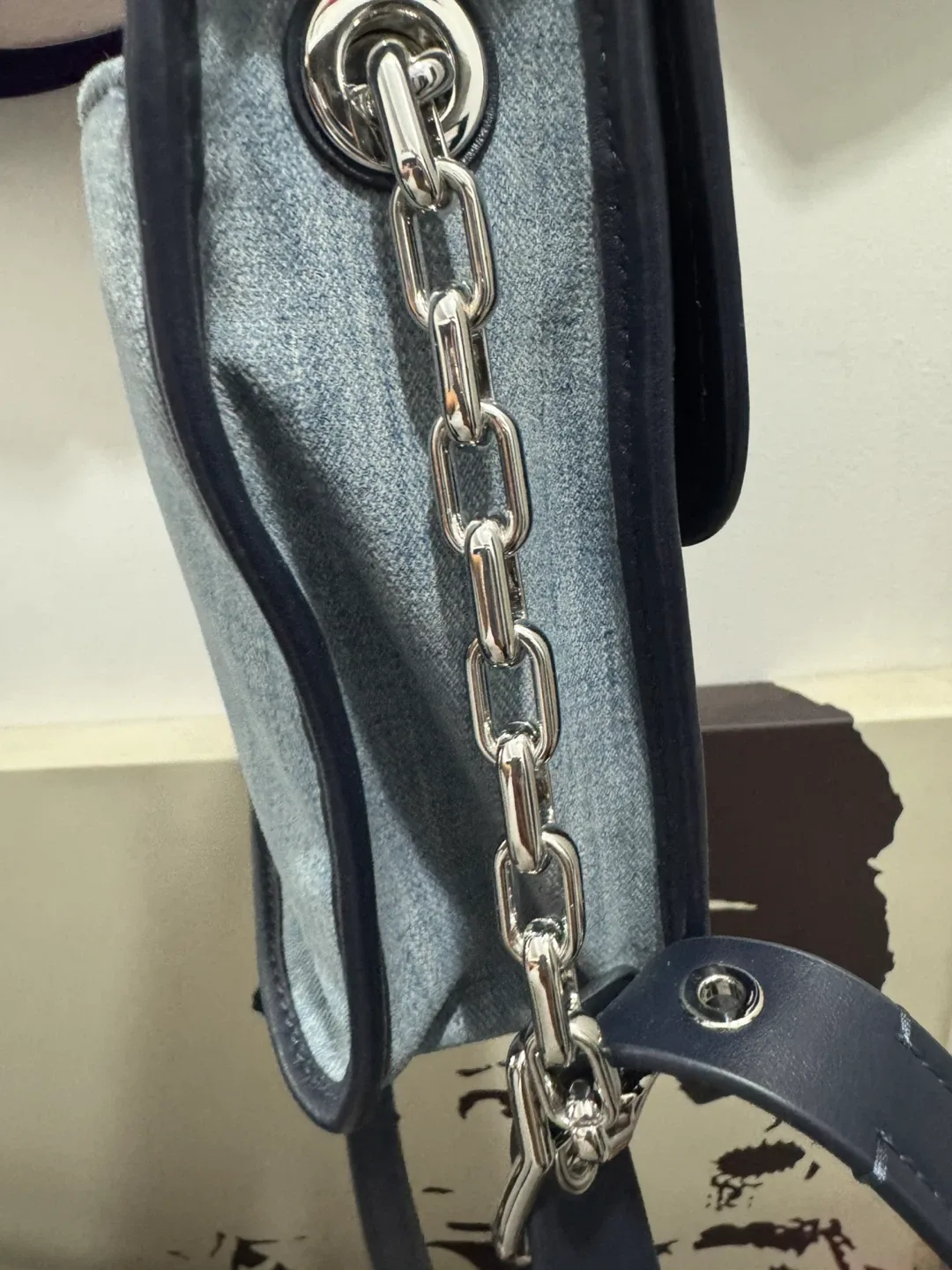 Michael Michael Kors New Denim Satchel image indicator(3)