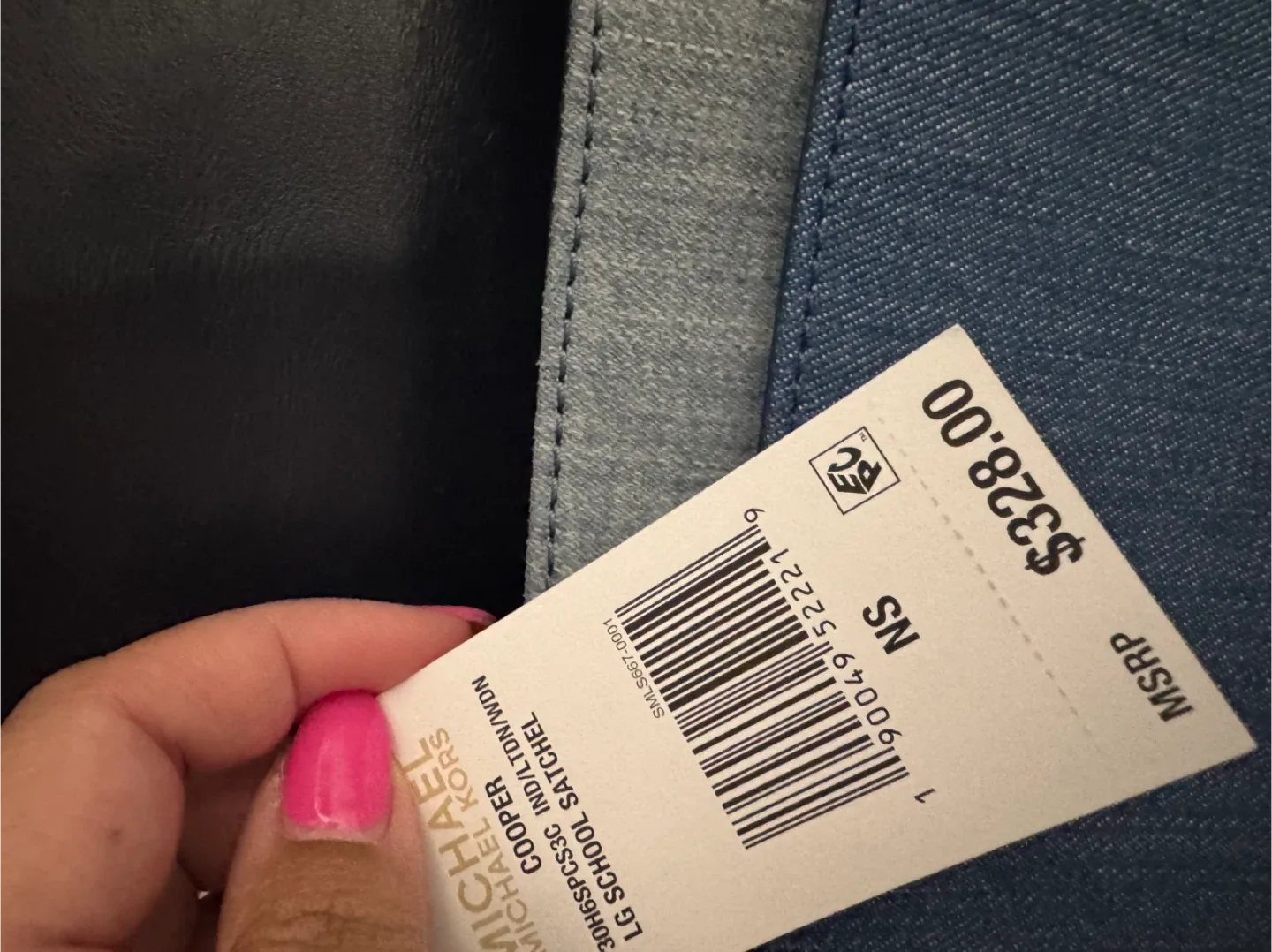 Michael Michael Kors New Denim Satchel image indicator(6)