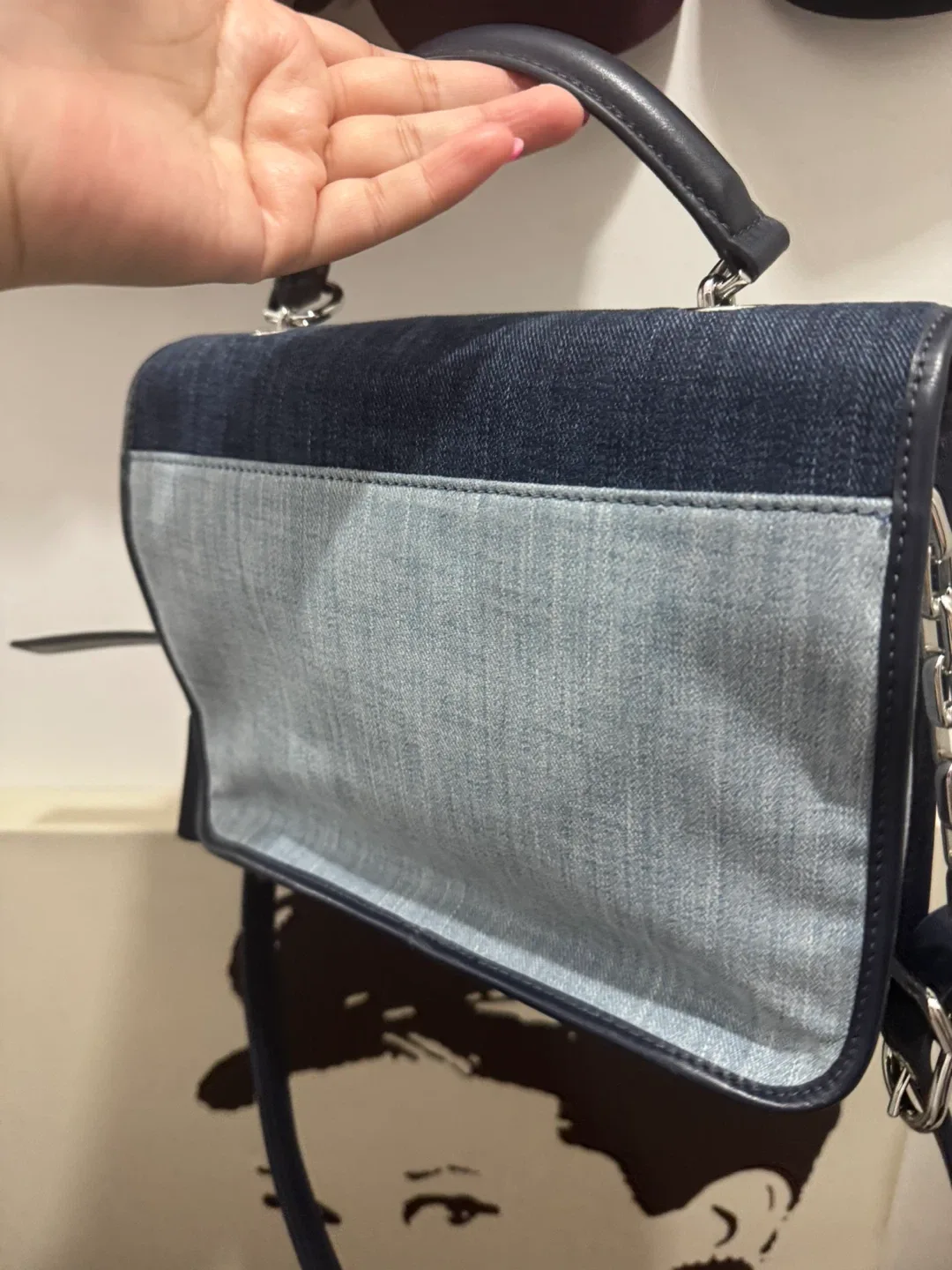 Michael Michael Kors New Denim Satchel image indicator(2)