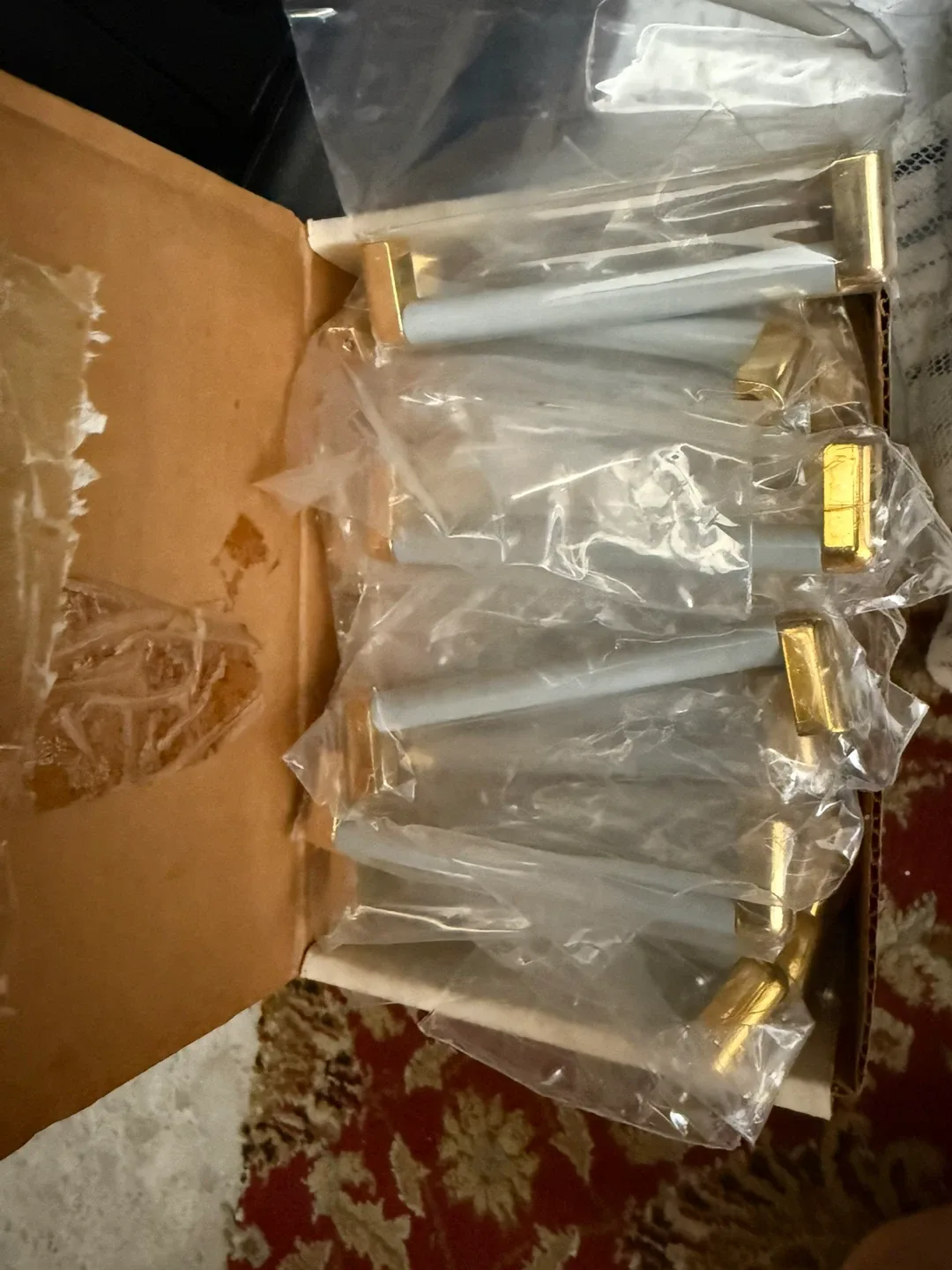 Cabinet Drawer Pulls - Gold & Silver