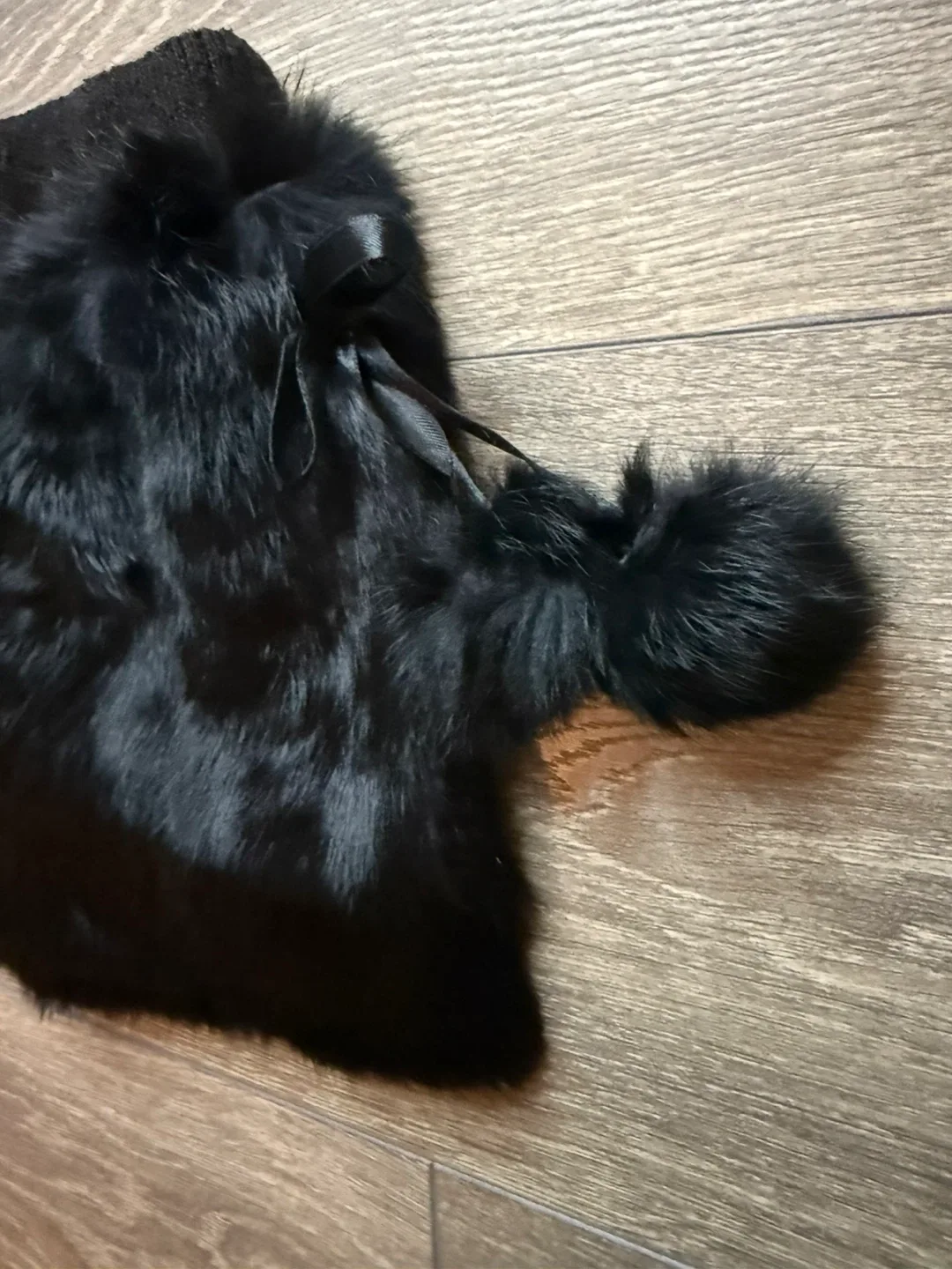 Black Fur Boot Cuffs image indicator(2)