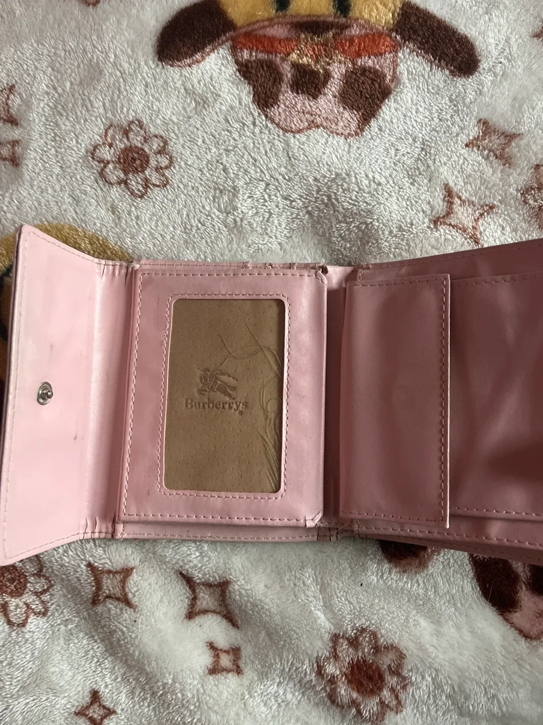 Burberry Pink Plaid Wallet image indicator(2)
