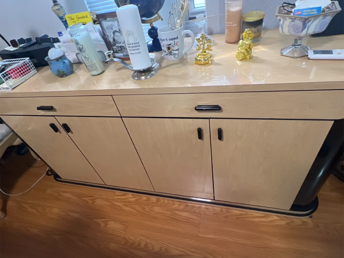 Wooden Cabinet with Storage