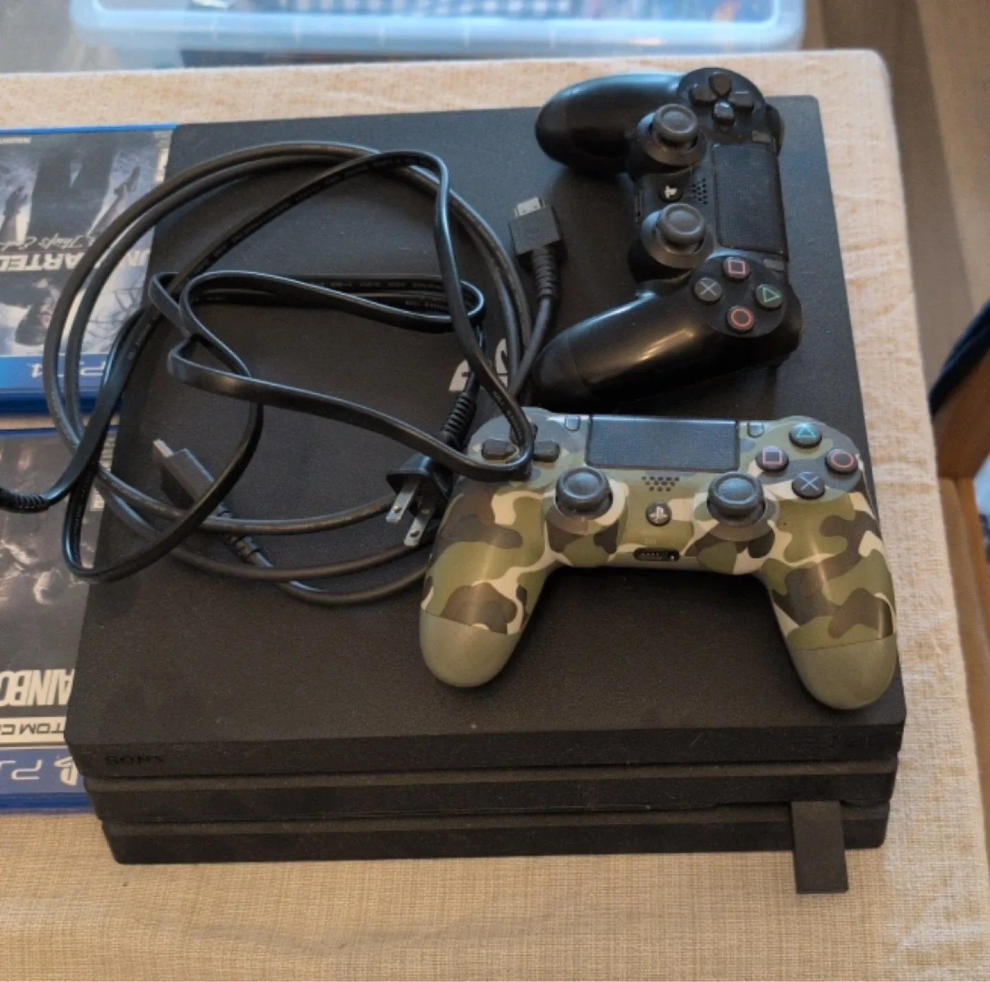 PlayStation 4 with 2 Controllers