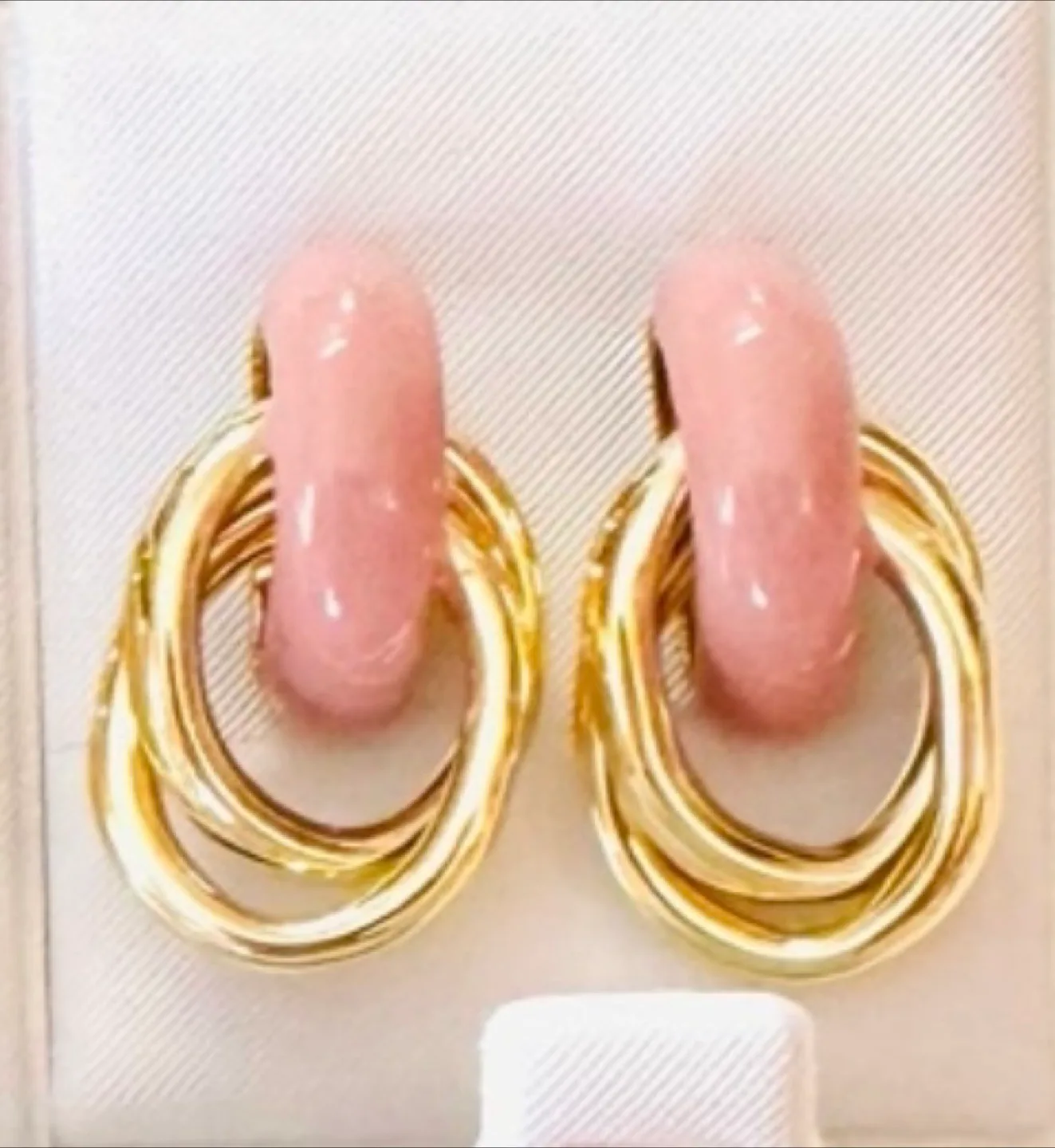 Lovely Knot Earring 14K Gold Plating image indicator(3)