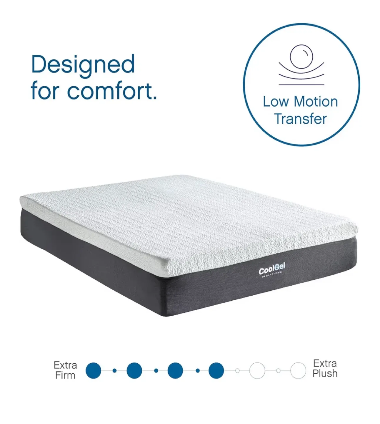 Queen CoolGel Memory Foam Mattress 12" Profile image indicator(4)