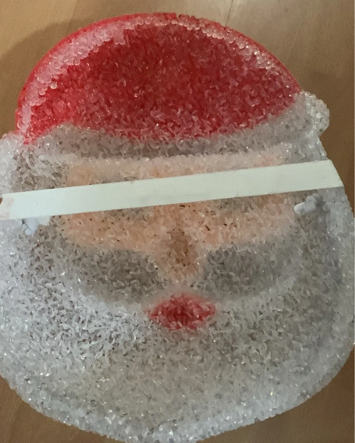 Vintage Blow Mold Santa Head, 2 for $5 image indicator(2)