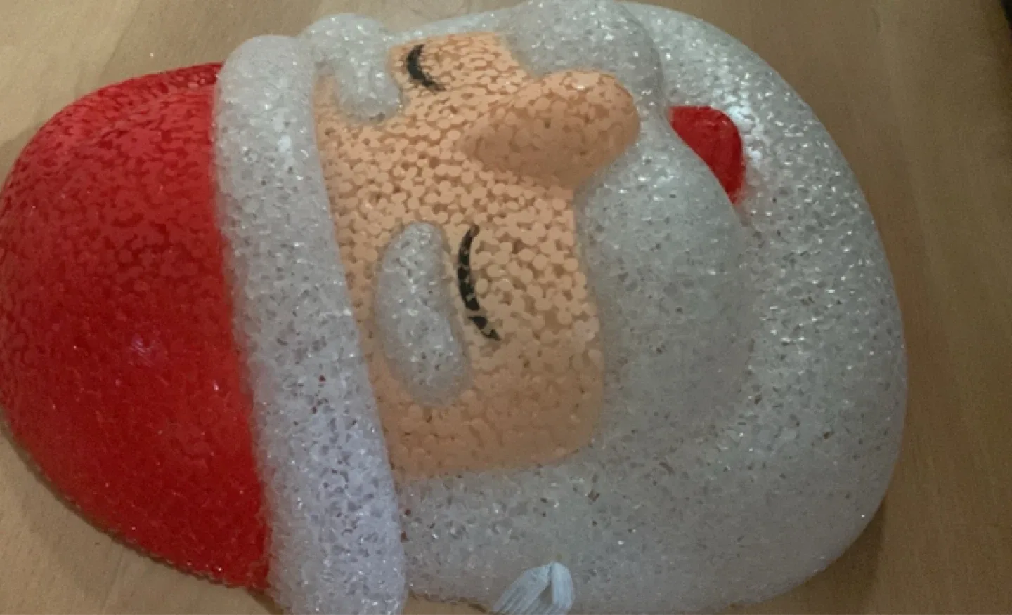 Vintage Blow Mold Santa Head, 2 for $5 image indicator(4)