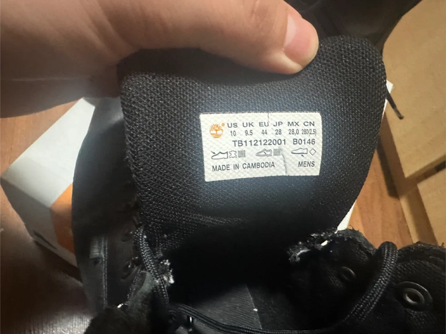 Timberland Black Boots US 10 image indicator(2)