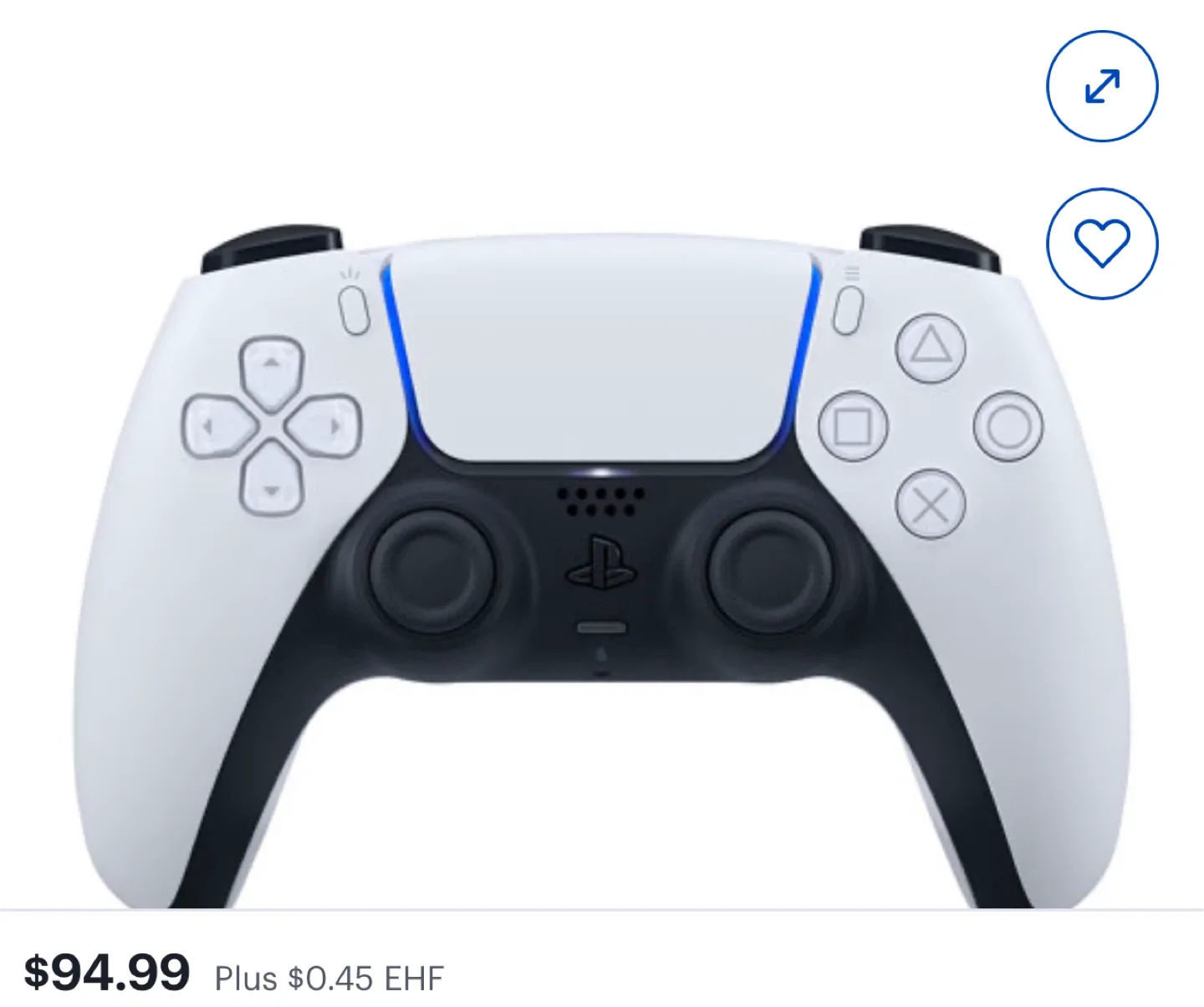 PlayStation 5 DualSense Wireless Controller - White