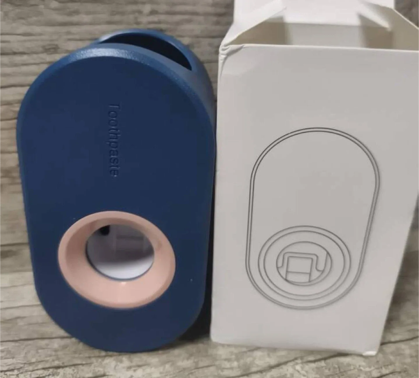 Wall-Mounted Toothpaste Dispenser – Dark Blue thumbnail