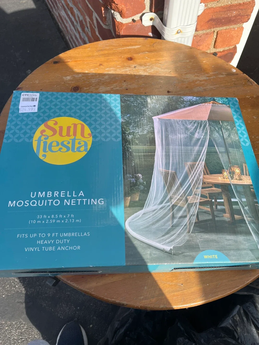 Sun Fiesta Umbrella Mosquito Netting - Fits up to 9ft