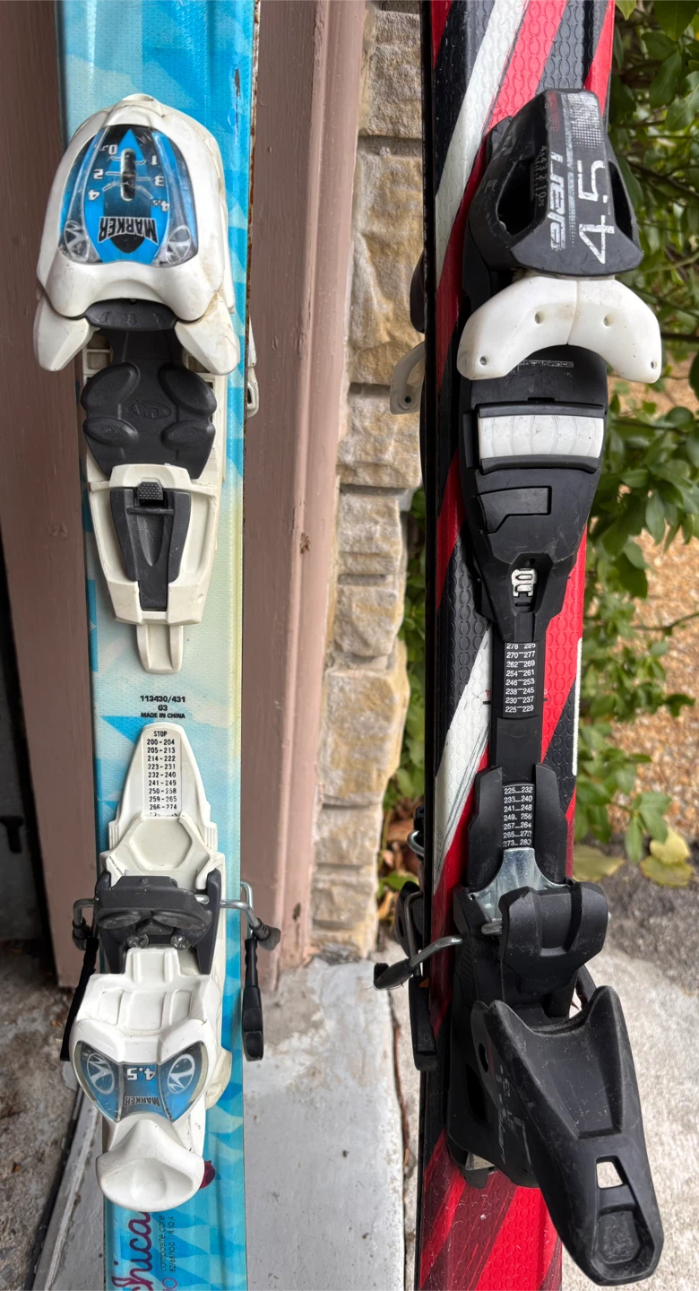 Volkl Chica 110cm & Elan Morpheo Pro 120cm Skis - photo 2
