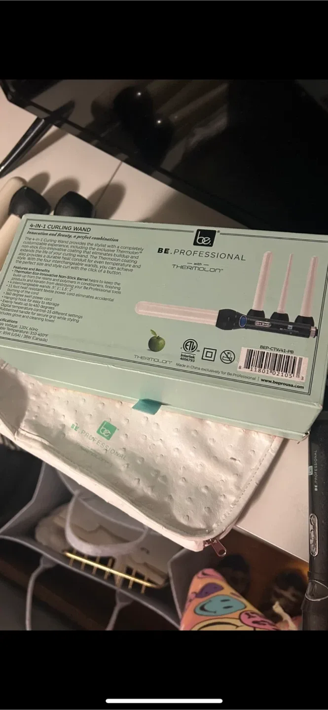 💫4-in-1 Thermolon Curling Wand Set image indicator(5)