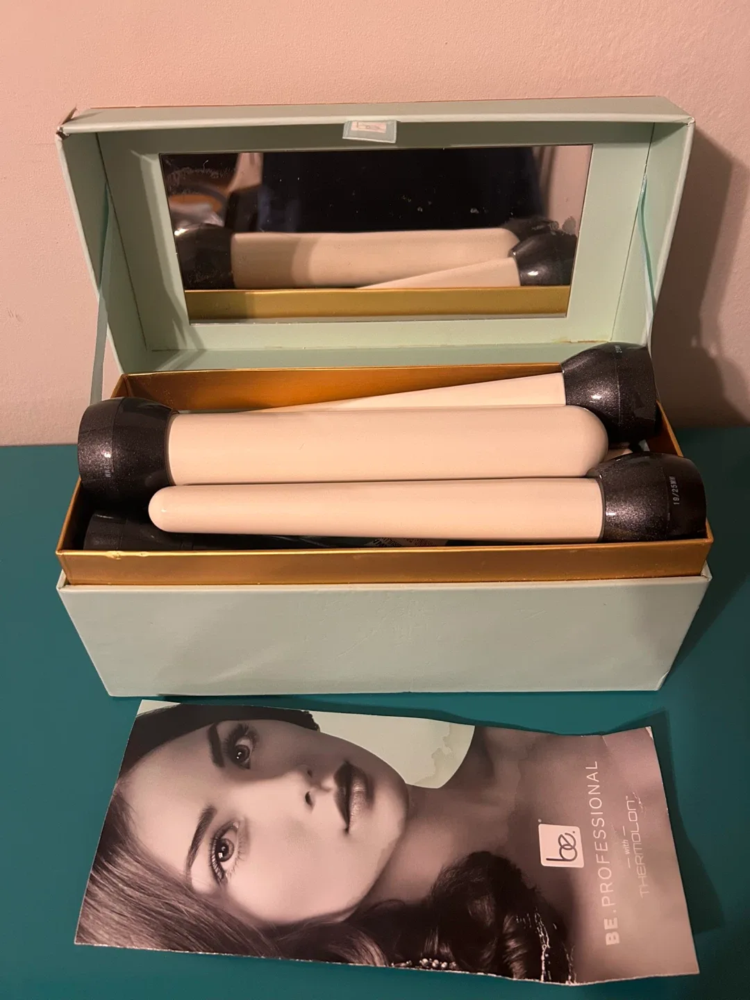 💫4-in-1 Thermolon Curling Wand Set image indicator(3)