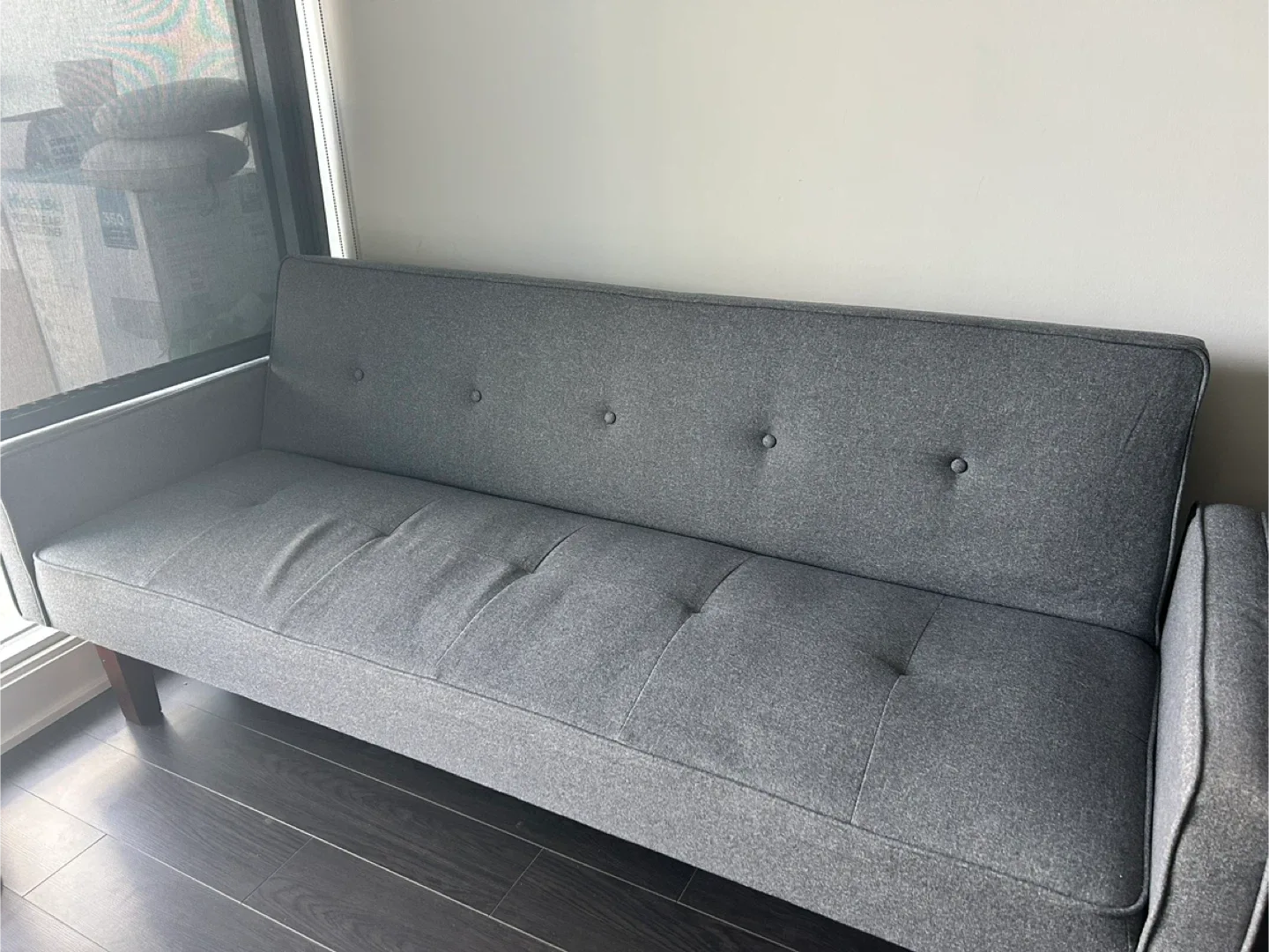 Grey Futon Sofa Bed image indicator(2)