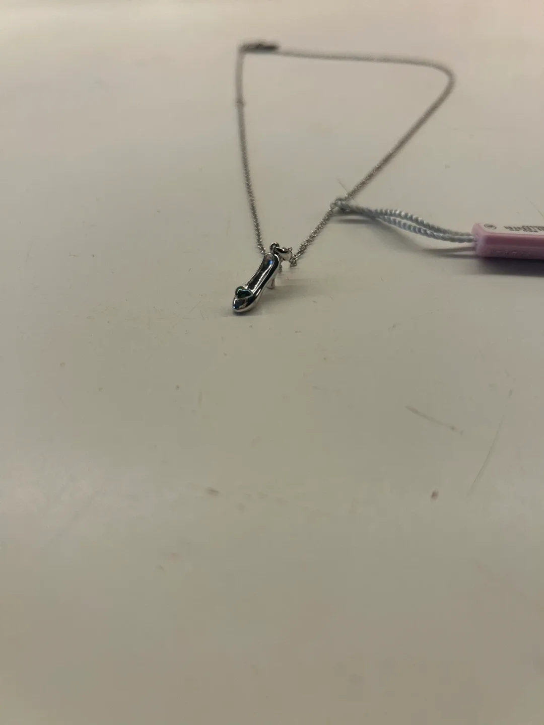 Sterling Silver High Heel Pendant Necklace