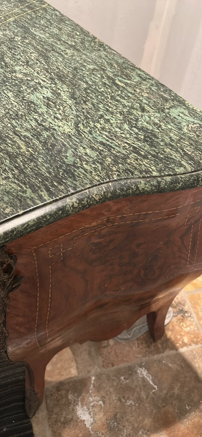 Antique Marble Top Chest of Drawers - photo 3