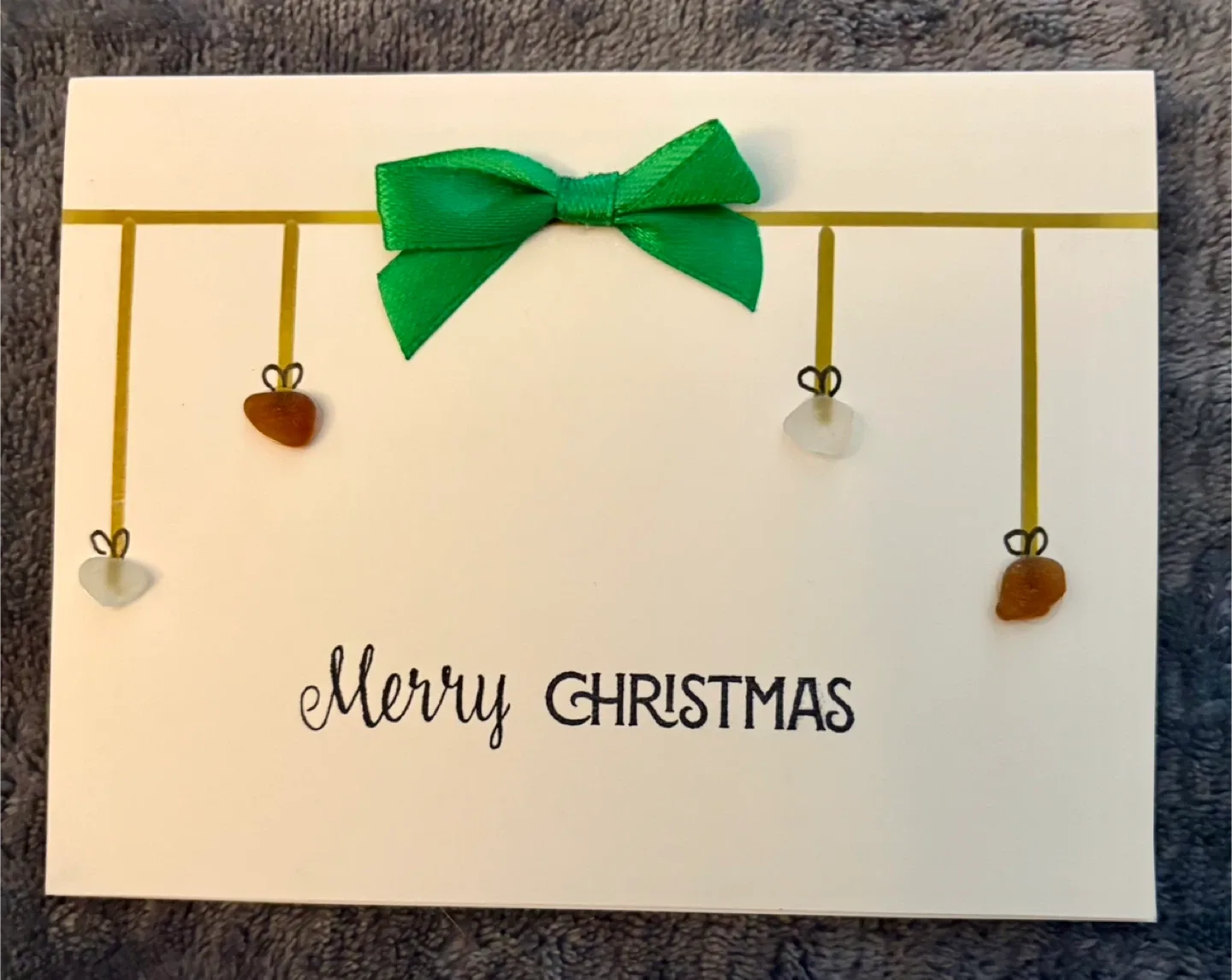 Handmade $5 ‘Beach Glass’ Christmas Cards image indicator(7)