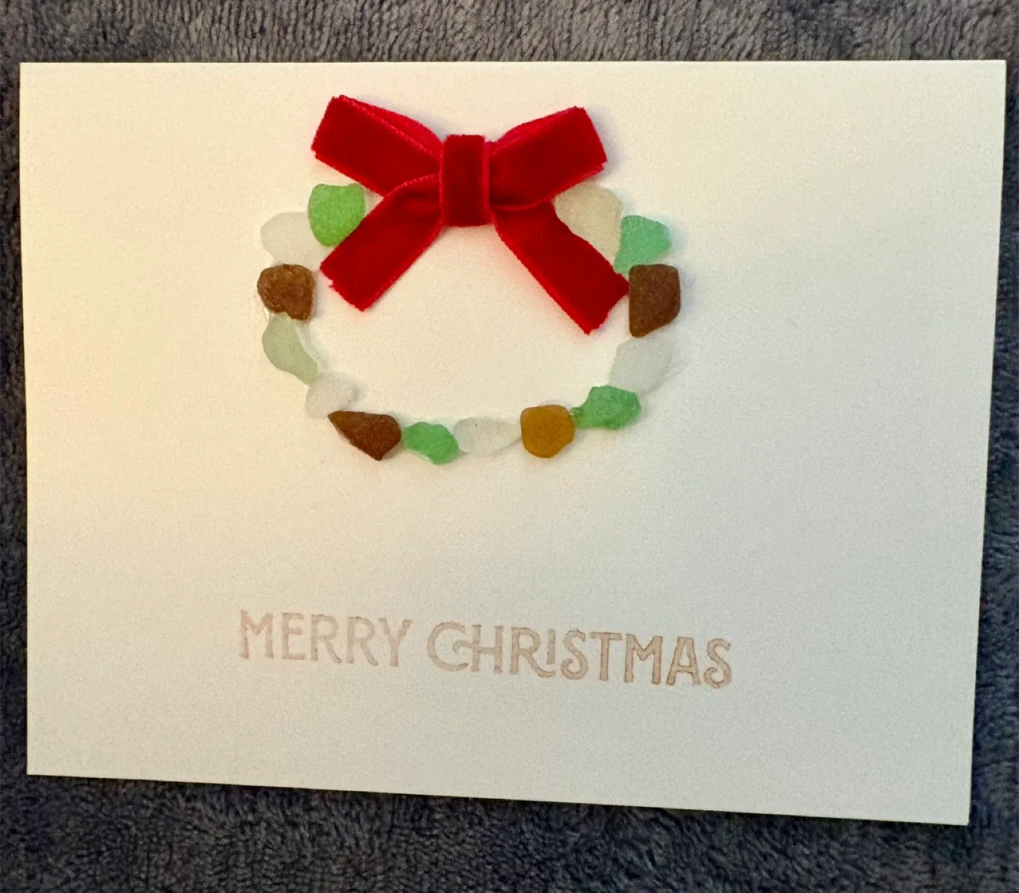 Handmade $5 ‘Beach Glass’ Christmas Cards image indicator(4)