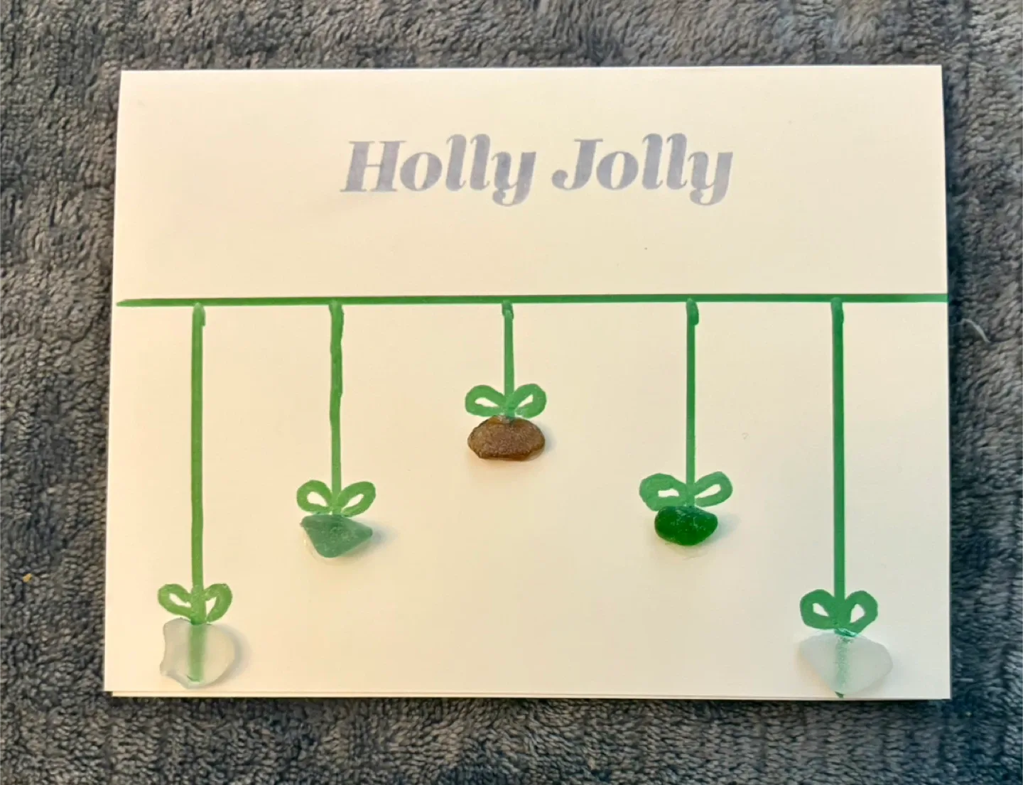 Handmade $5 ‘Beach Glass’ Christmas Cards image indicator(10)