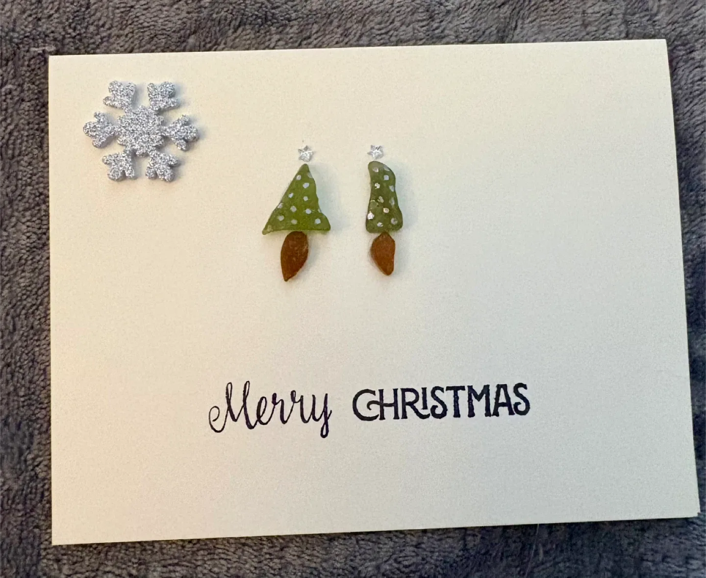 Handmade $5 ‘Beach Glass’ Christmas Cards image indicator(8)