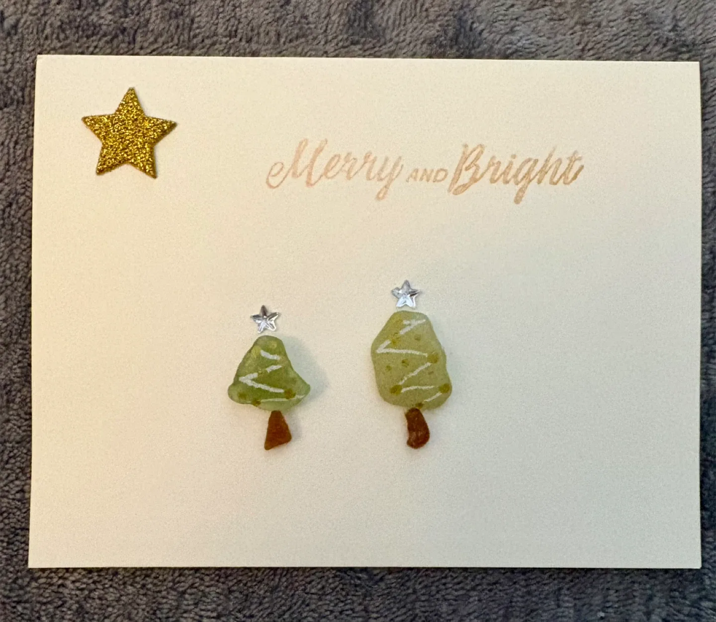 Handmade $5 ‘Beach Glass’ Christmas Cards image indicator(9)
