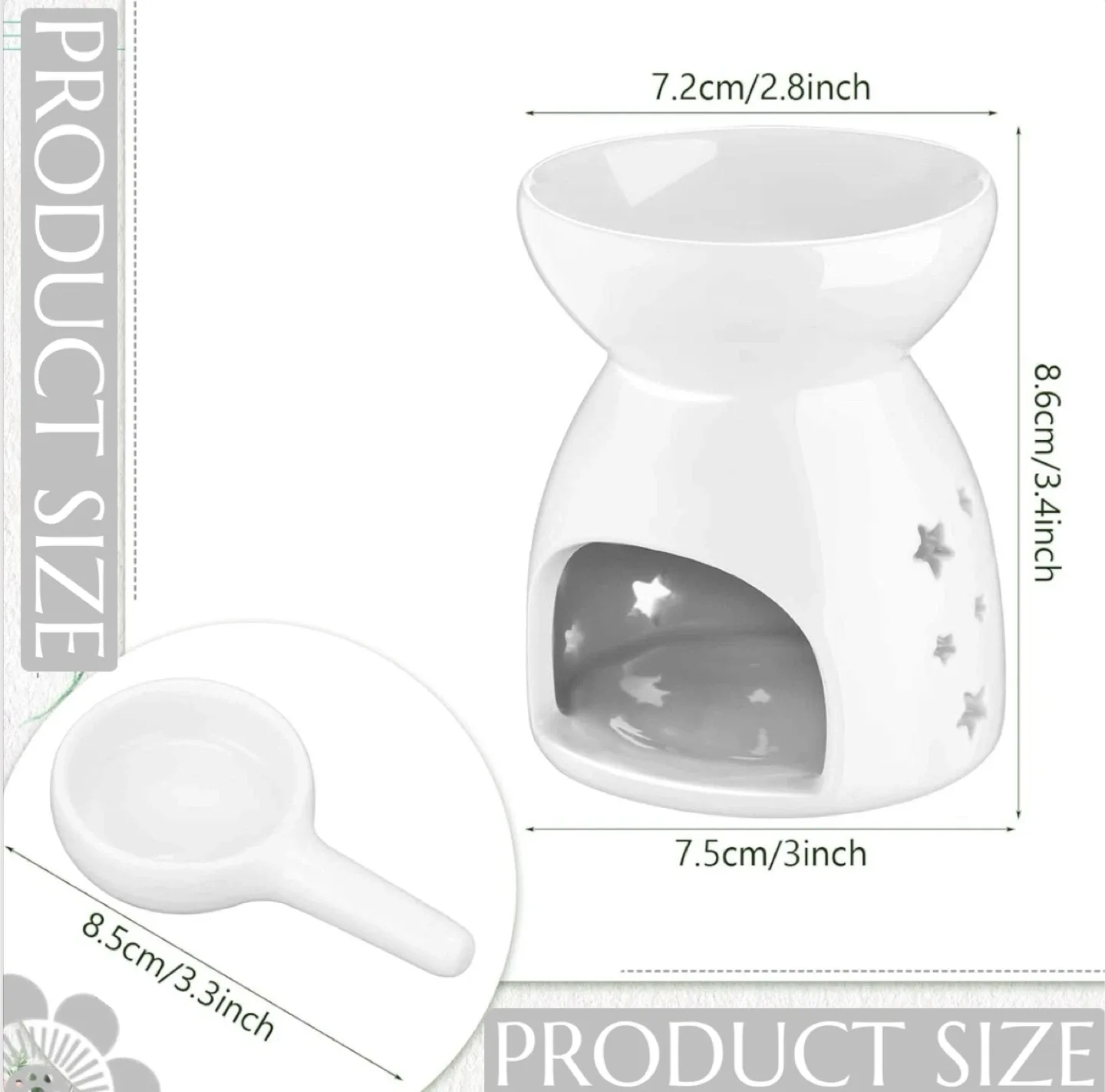 Ceramic Aroma Diffuser - Oil Burner image indicator(3)