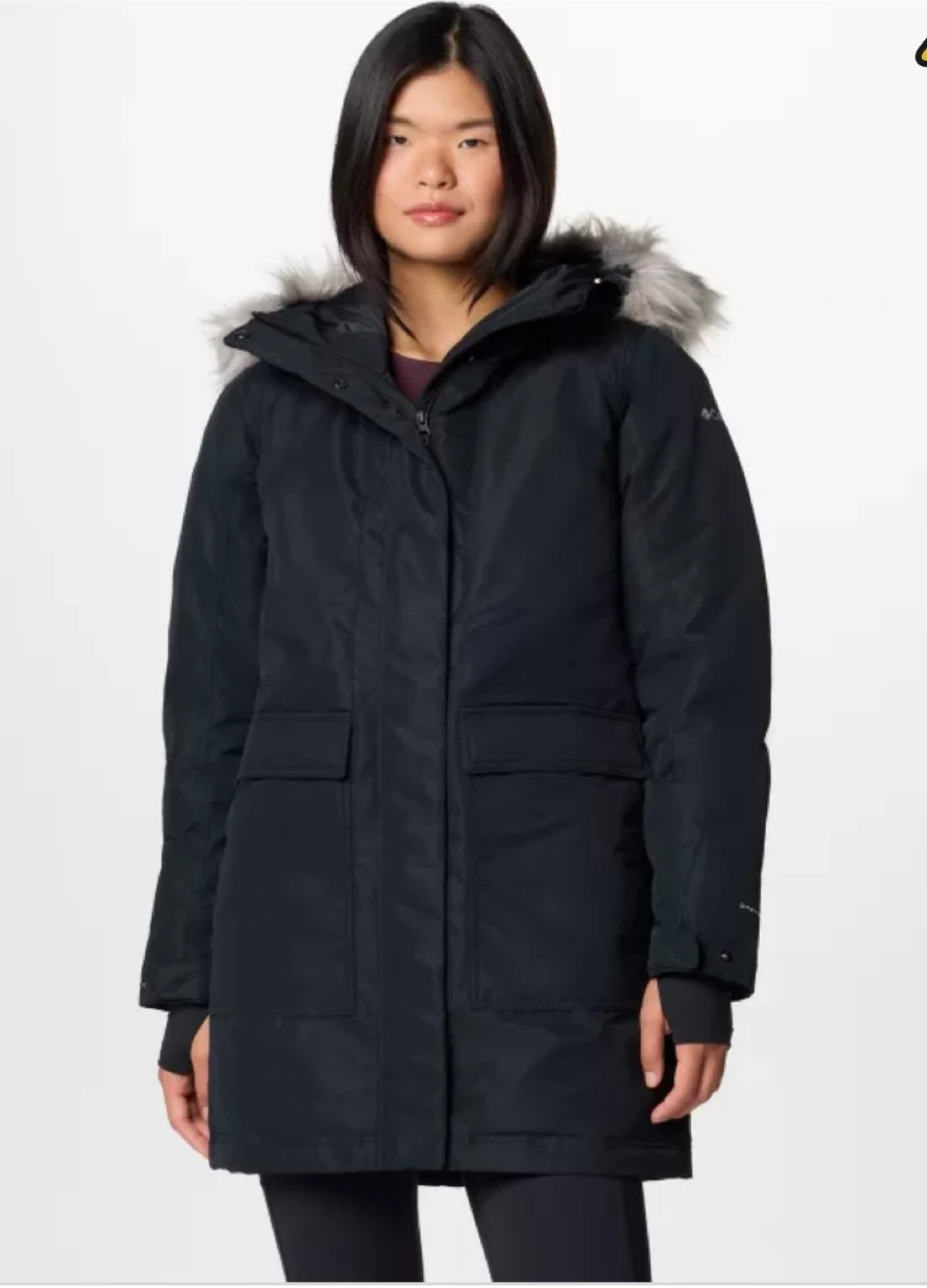 Columbia Winter Jacket with Omni-Heat, Black