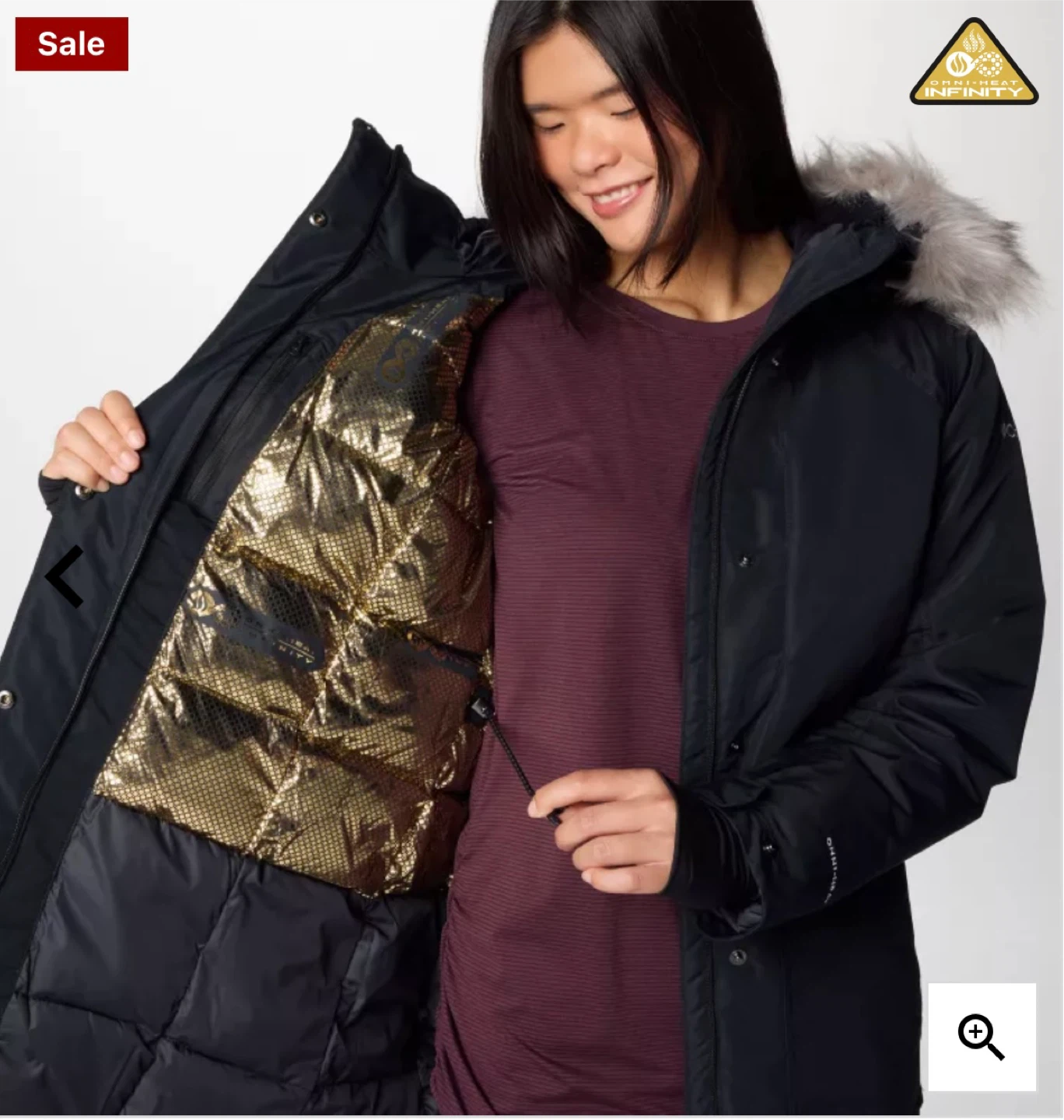 Columbia Winter Jacket with Omni-Heat, Black - photo 3