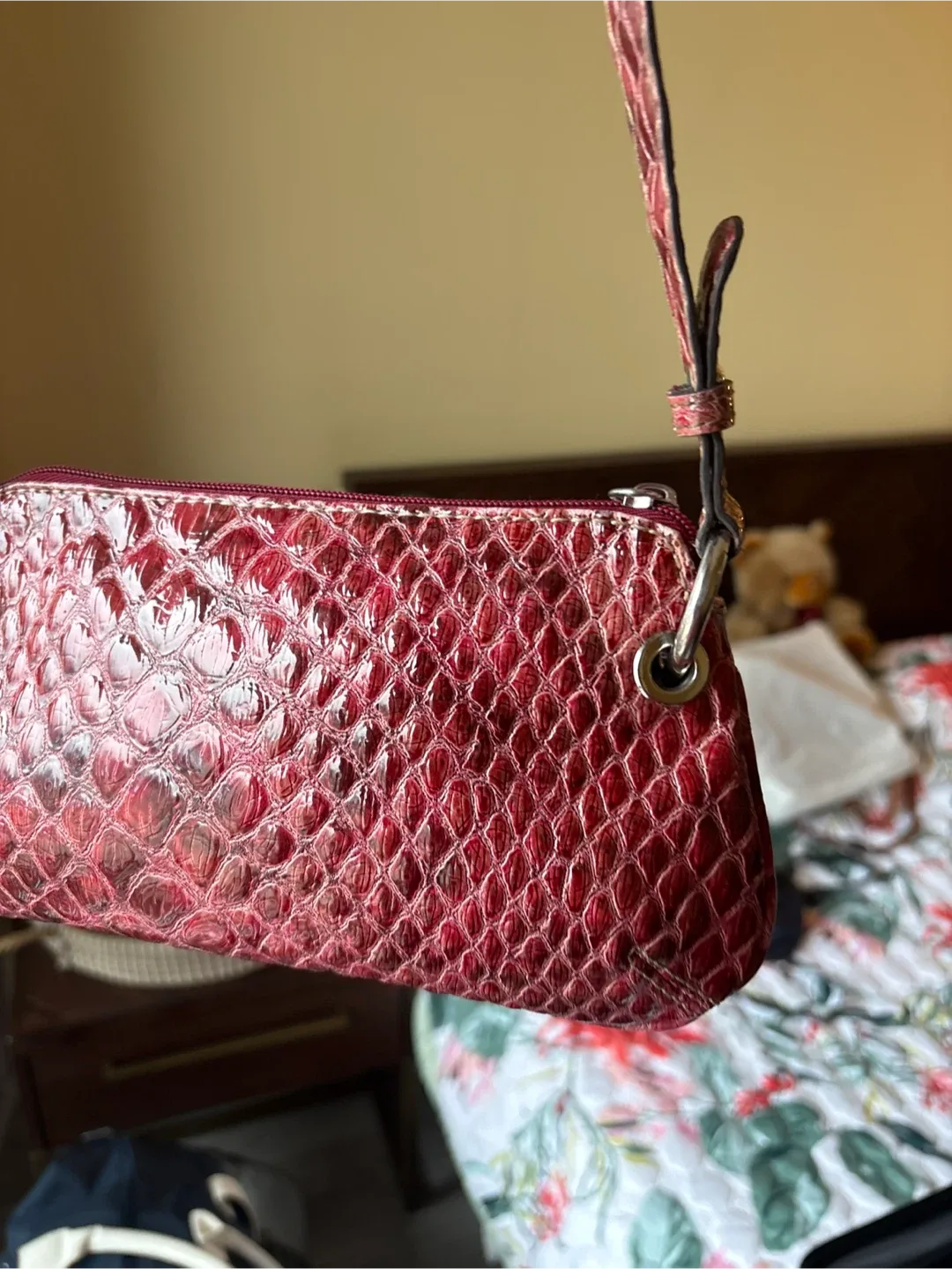 Guess Snakeskin Print Shoulder Bag image indicator(3)