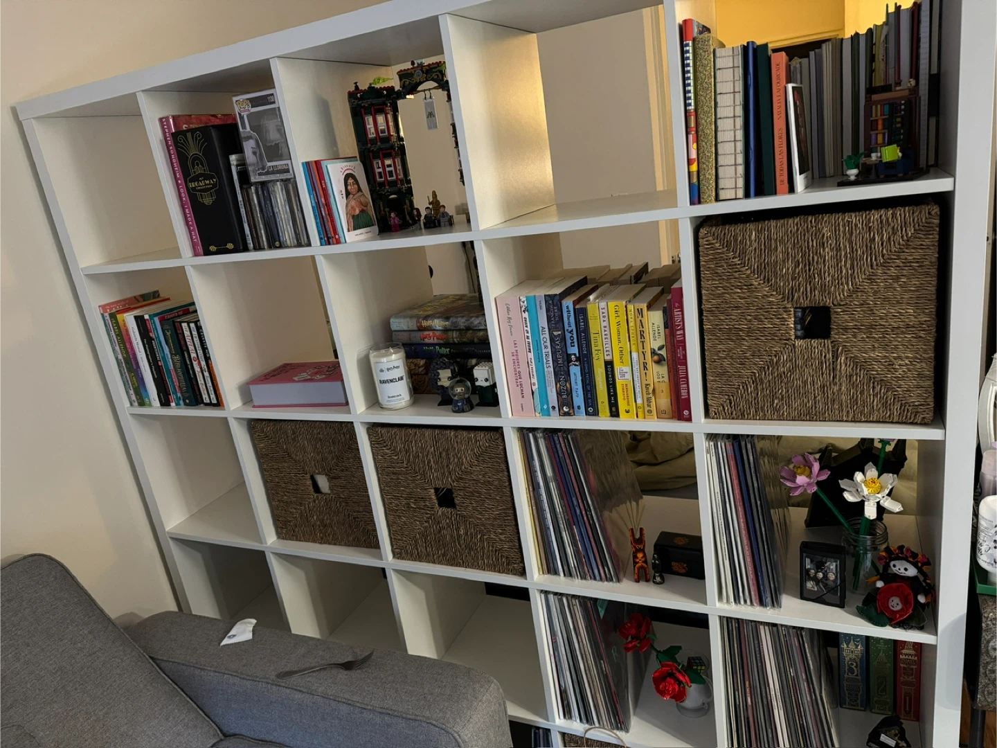 IKEA Kallax White Shelving Unit - 71 5/8" x 71 5/8"