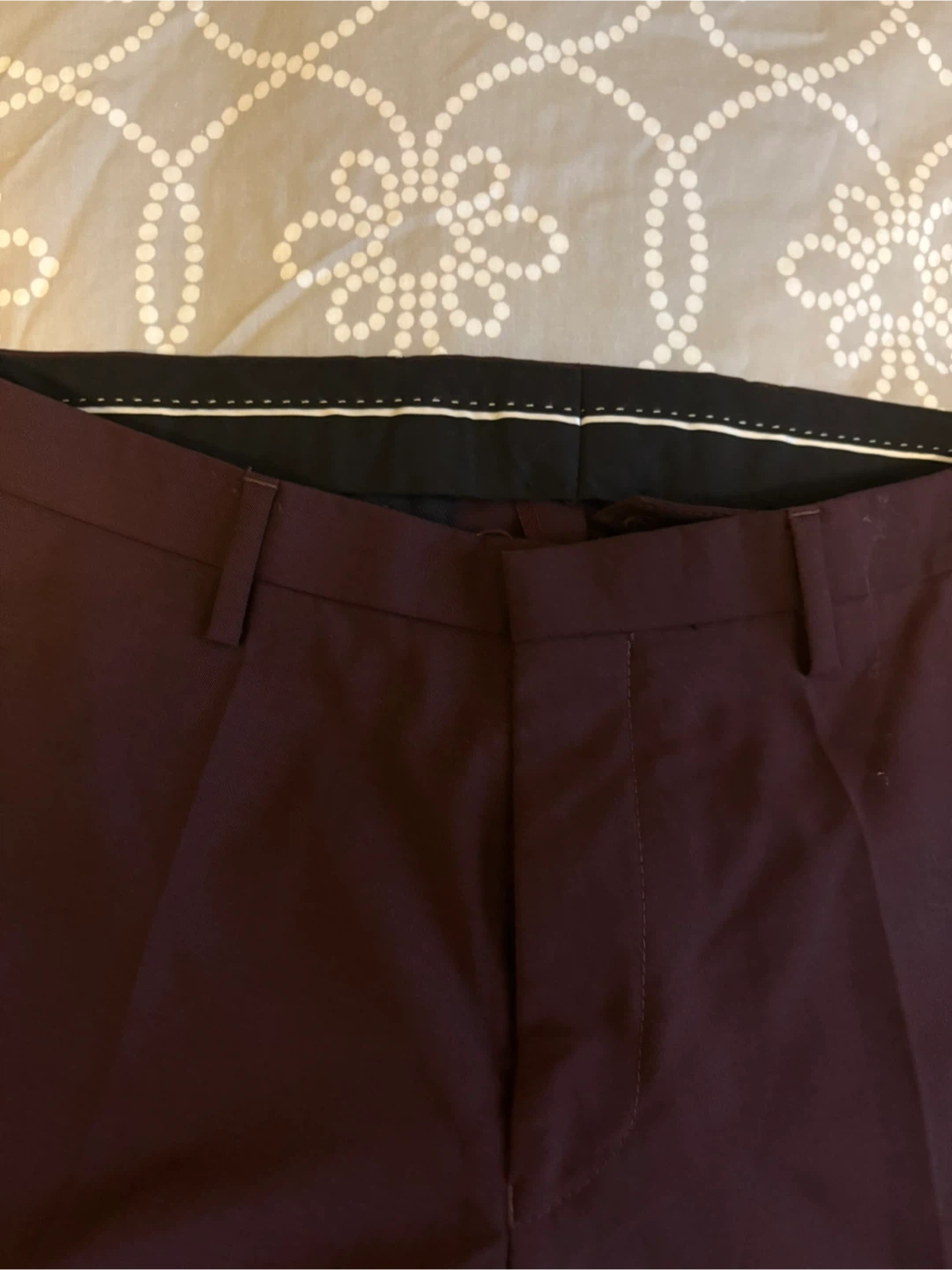Tiger of Sweden Suit, Size 40, Burgundy - photo 5