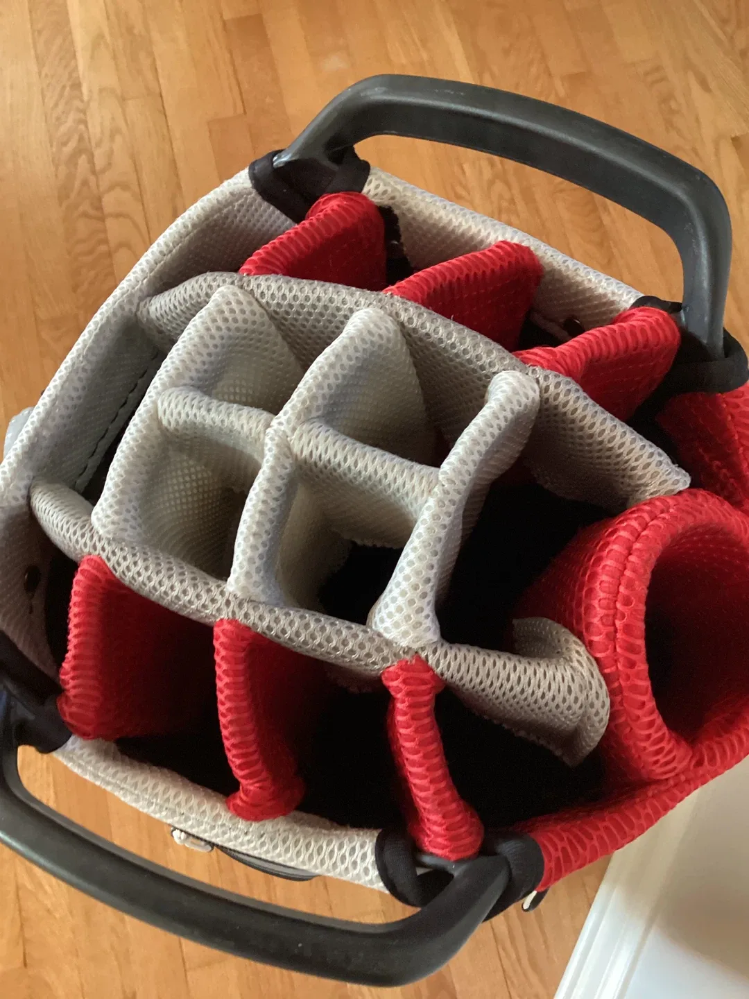 Maxfli U Series Golf Cart Bag - Red/Gray image indicator(6)