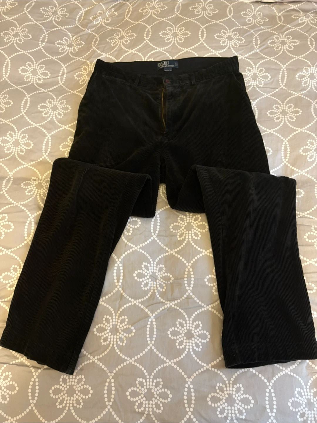 Polo by Ralph Lauren Black Corduroy Pants - photo 2