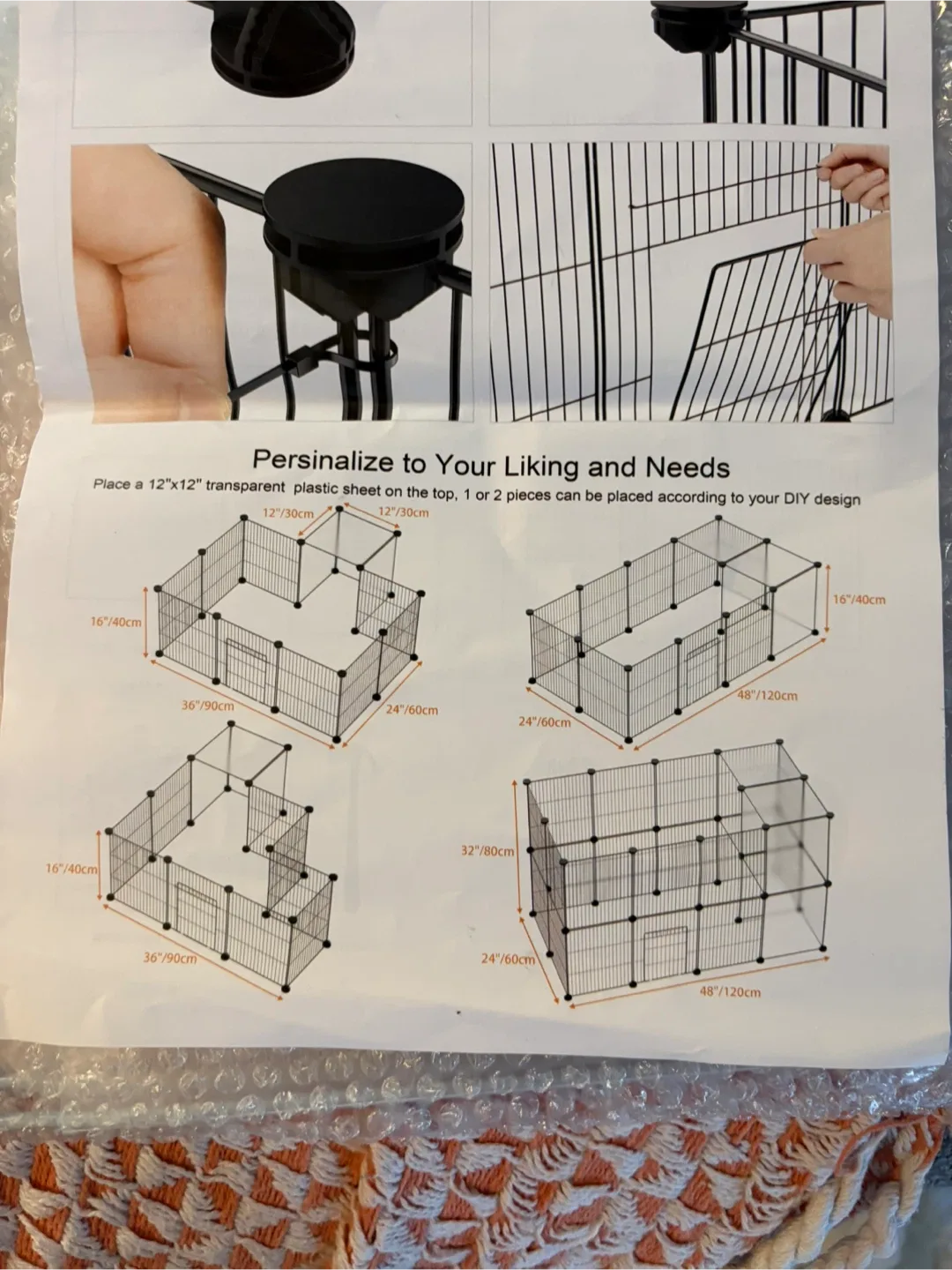 DIY Pet Playpen - Customizable image indicator(2)