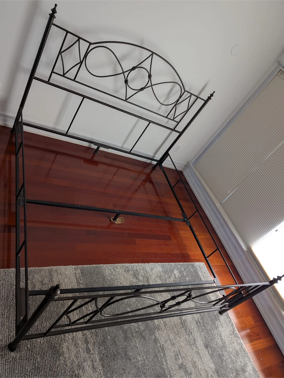 Black Metal Bed Frame - photo 3