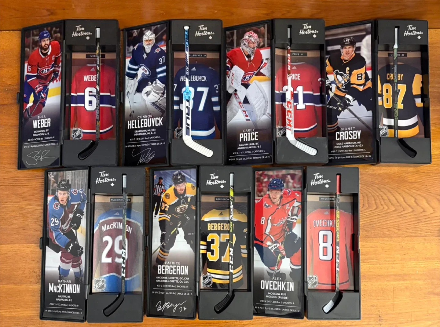 Tim Hortons NHL Hockey Mini Sticks Collection image indicator(2)