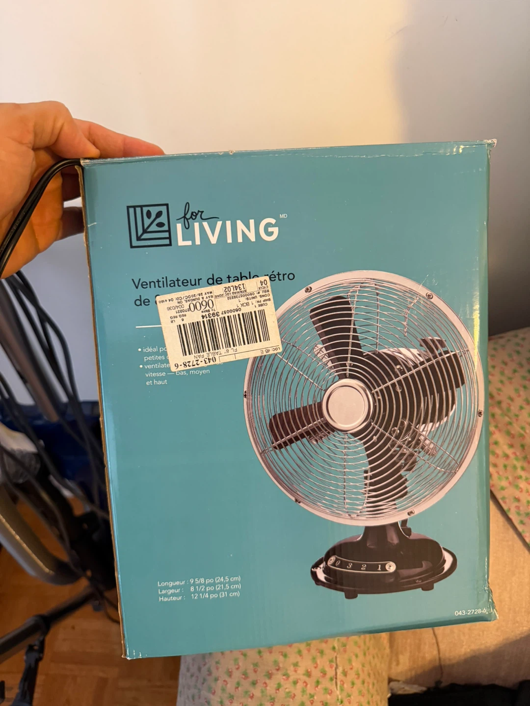 for LIVING Retro Table Fan - Like New! - photo 2