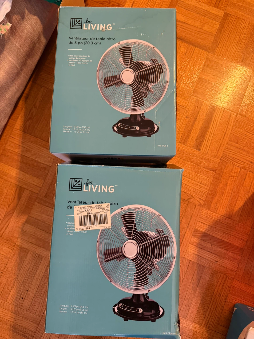 for LIVING Retro Table Fan - Like New! - photo 3
