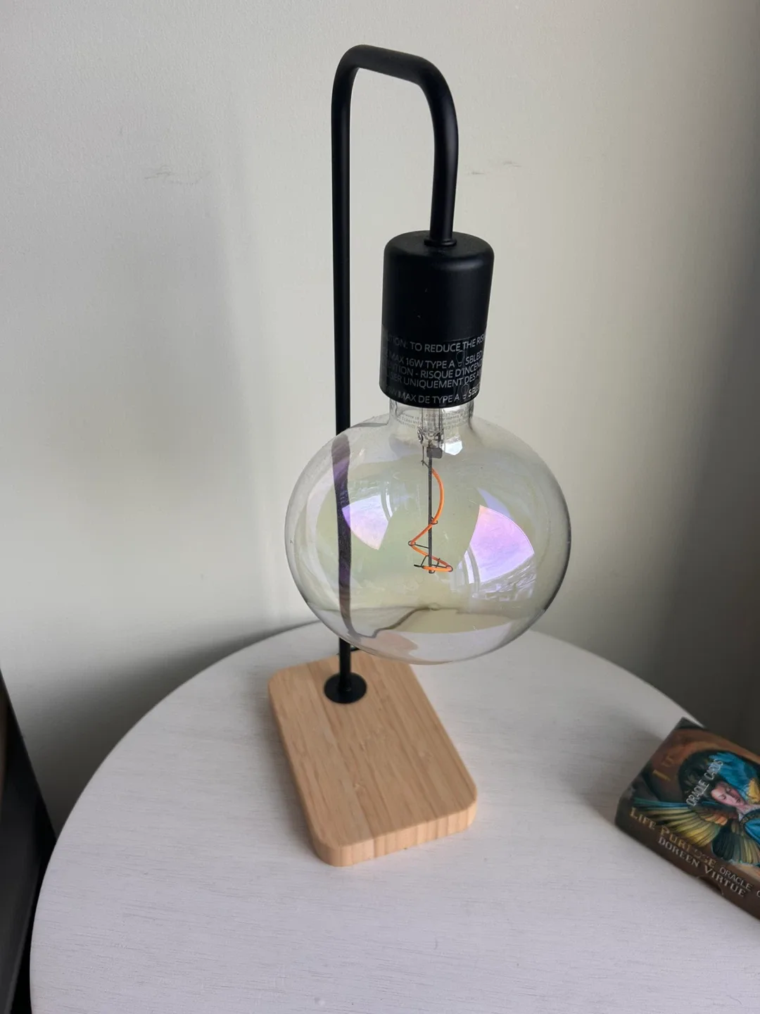 Modern Table Lamp with Wood Base image indicator(3)