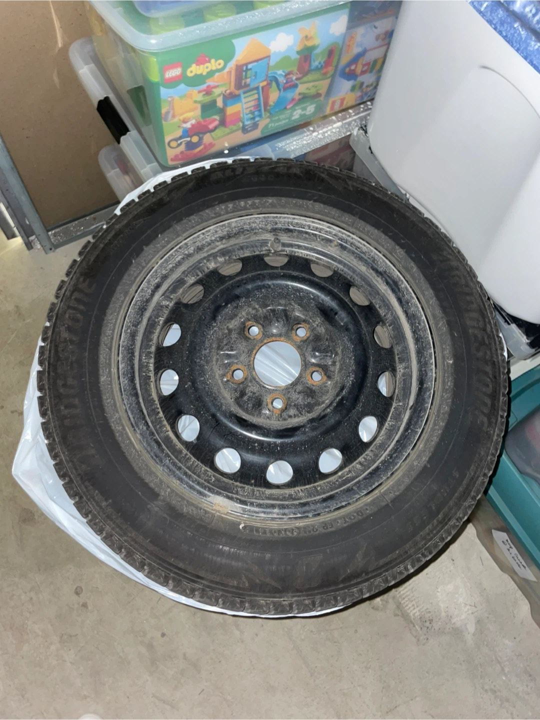 4 Bridgestone Winter Tires 195/65R15