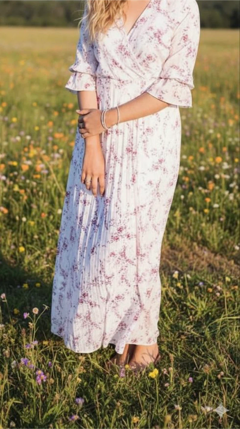 Floral Print Maxi Dress