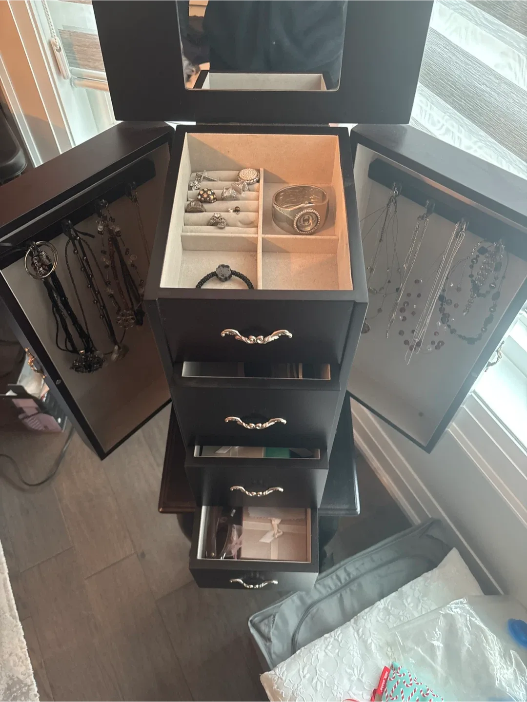 Black Standing Jewelry Armoire image indicator(2)